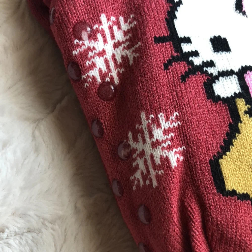 Hello Kitty Cozy Warmers Slipper Socks